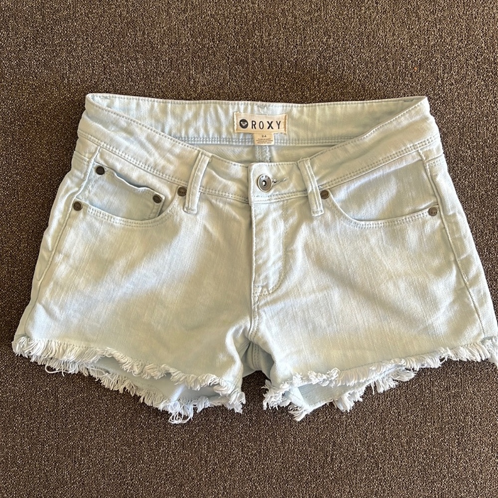 Roxy Women’s Cutoff Distressed Jean Shorts